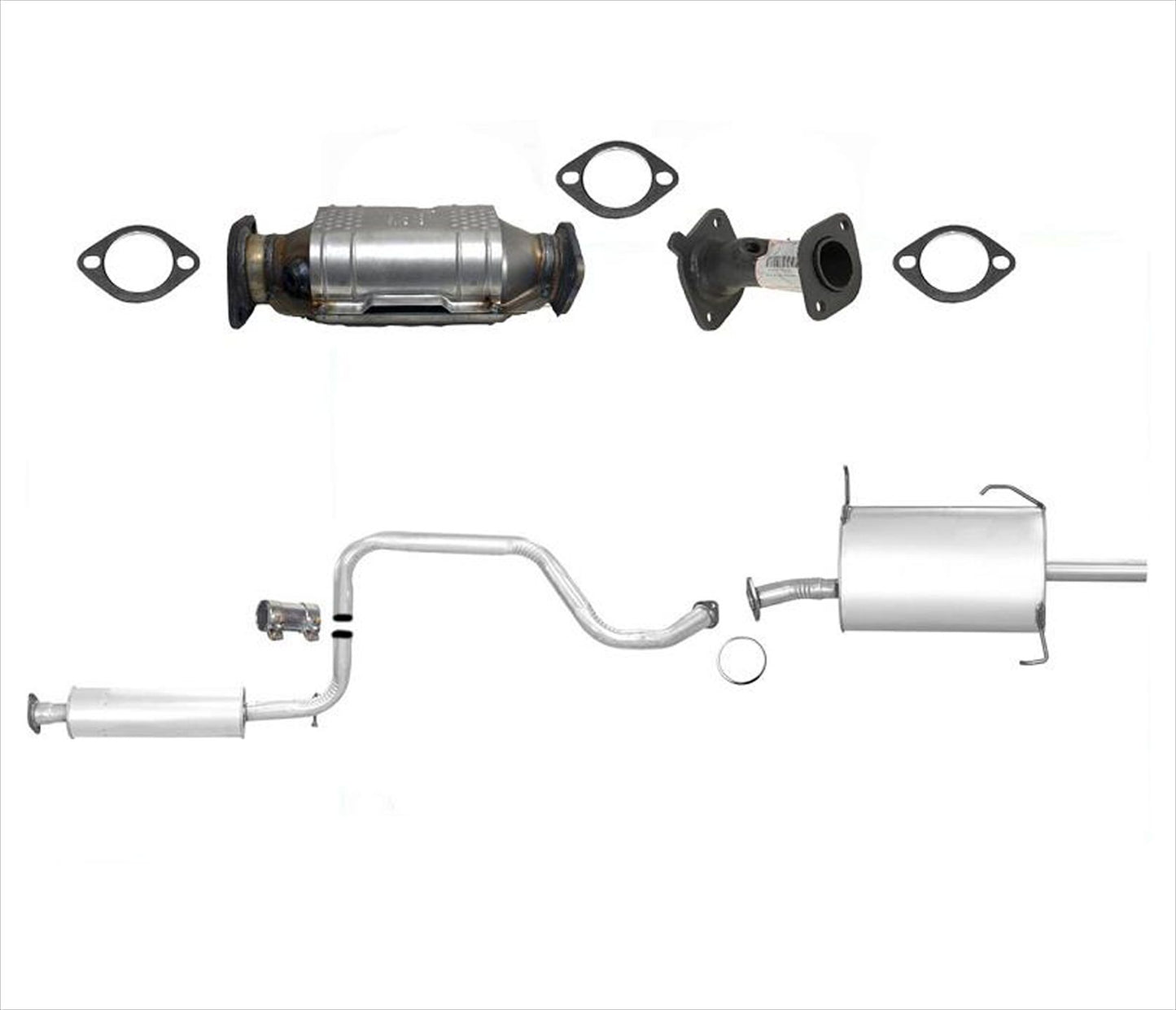 Silenciador resonador de tubo de puerto O2 convertidor para Nissan Maxima 3.0L 1997