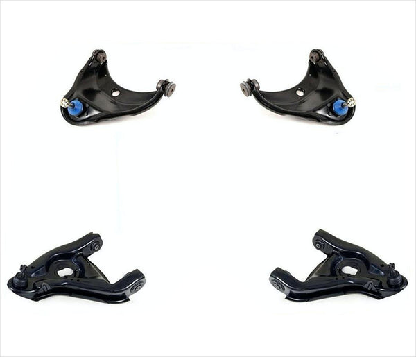For Rear Wheel Drive 88-99 C1500 GM Pick Up Front Upper Lower Control Arms 4Pc
