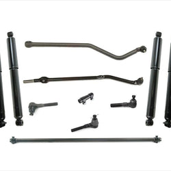 Drag Link Ball Joints Tie Rods Shocks fits for Jeep Grand Cherokee 4.0L V6 93-98