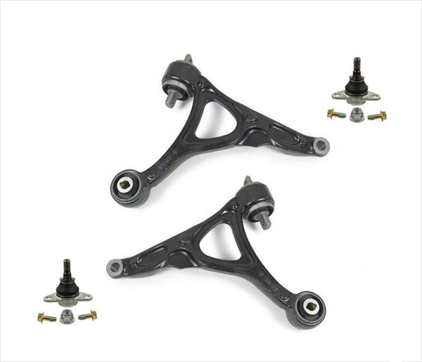 Driver & Passenger Side Lower Control Arms + Ball Joints for 03-14 Volvo XC90