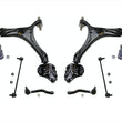 Front Lower Arms Tie Rods Links for Honda Accord 13-2017 Automatic Transmission