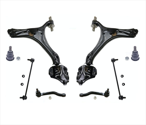 Front Lower Arms Tie Rods Links for Honda Accord 13-2017 Automatic Transmission