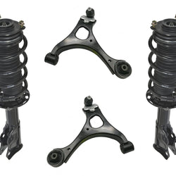 Front Complete Struts Lower Control Arms With BJ For 2006-11 Honda Civic 2 Doors