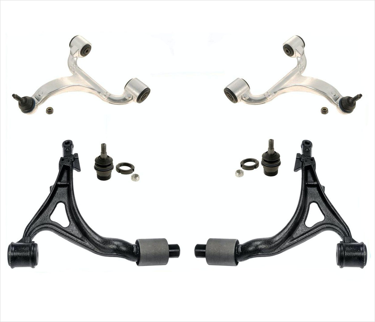 Front Upper and Lower Control Arms WIth Ball Joints fits for ML320 1998-2000