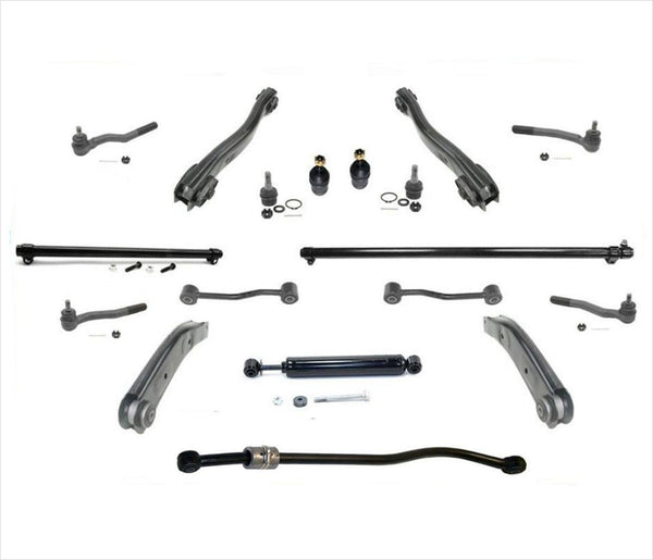 Control Arms Tie Rods Links Sleeves & Ball Joints For 99-04 Jeep Grand Cherokee