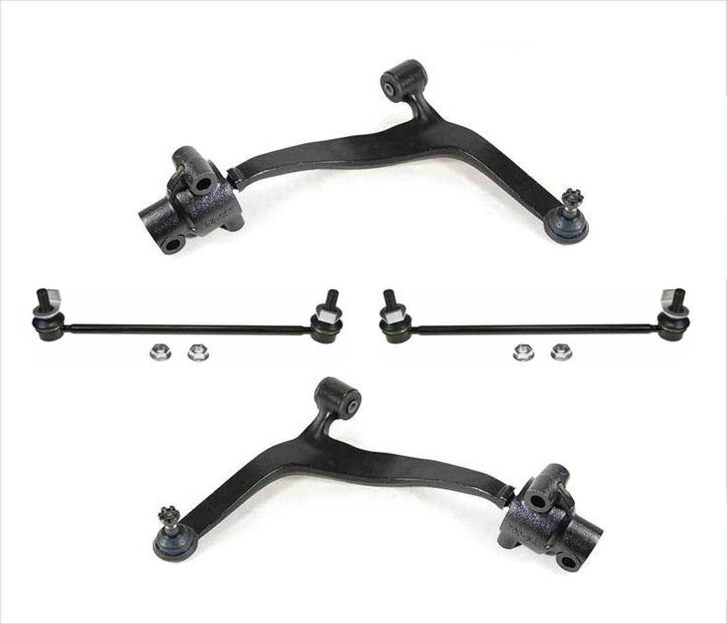 Brazos de control inferiores delanteros L y R + enlaces de barra estabilizadora para Infiniti FX35 FX45 03-08