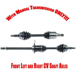CV Shaft Axles Manual-Standard Transmission for Nissan ALTIMA 2002-2006 3.5L V6
