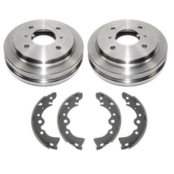 Tambores y zapatas de freno trasero izquierdo y derecho para Nissan Sentra 2002-2006