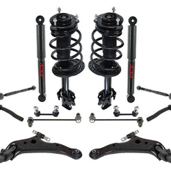 Front Struts Rear Shocks Control Arms Tie Rods Links For Lexus 2010-2015 RX350