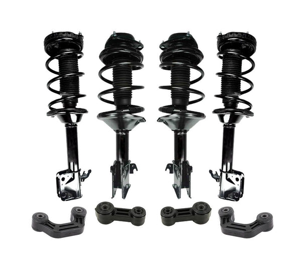 Front & Rear Struts & Sway Bar Links for Subaru Impreza TS Wagon 2.5L 2002-2003