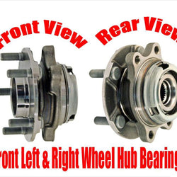 Two (2) Front Wheel Hub Bearings for Nissan Murano 03-07 & Quest 04-09