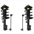 Front Coil Spring Struts & Sway Bar Links Fits 2004-2011 Chevrolet Aveo
