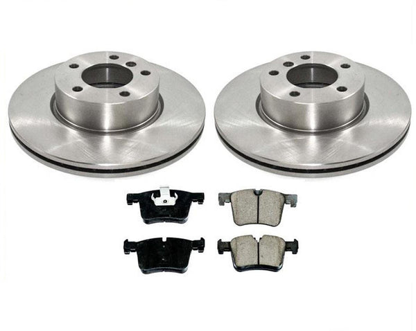 100% New Front Disc Brake Rotors Ceramic Brake Pads for BMW 320i xDrive 13-18