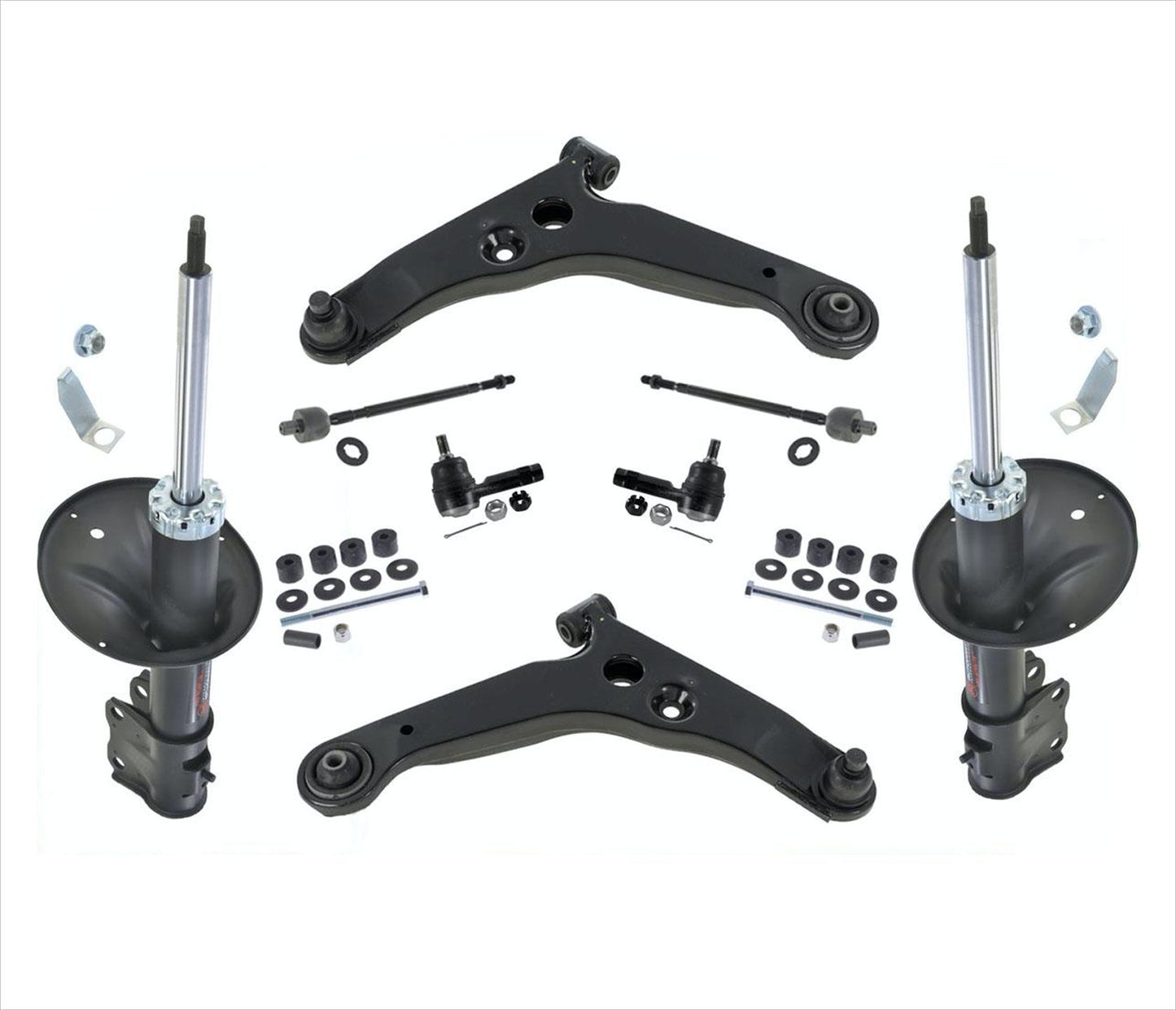 Struts Controls Arms Links Tie Rods 10 Pcs For Lancer Front Wheel Drive 02-07