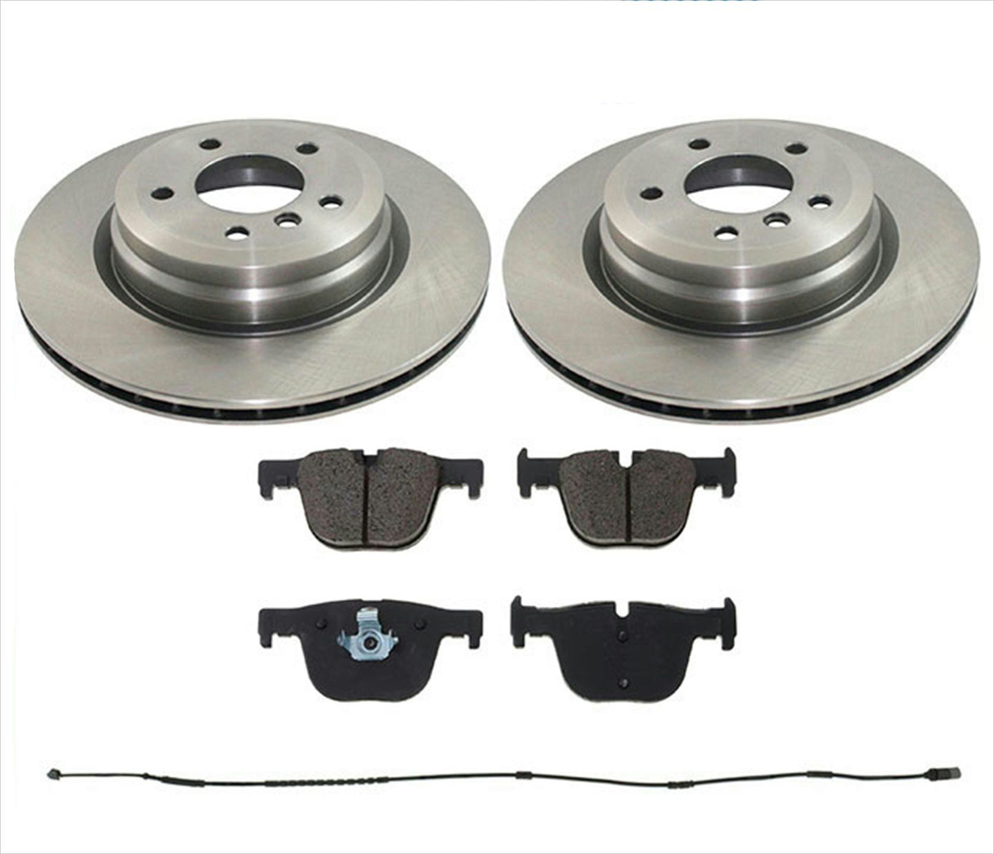 Rotores de disco de freno trasero + pastillas optimizadoras + sensor de desgaste para BMW 335i 428i 435i