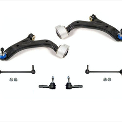 Fits 10-17 Taurus Flex (2) Control Arm With Bushings & Ball Joint Tie Rods 6 Pcs