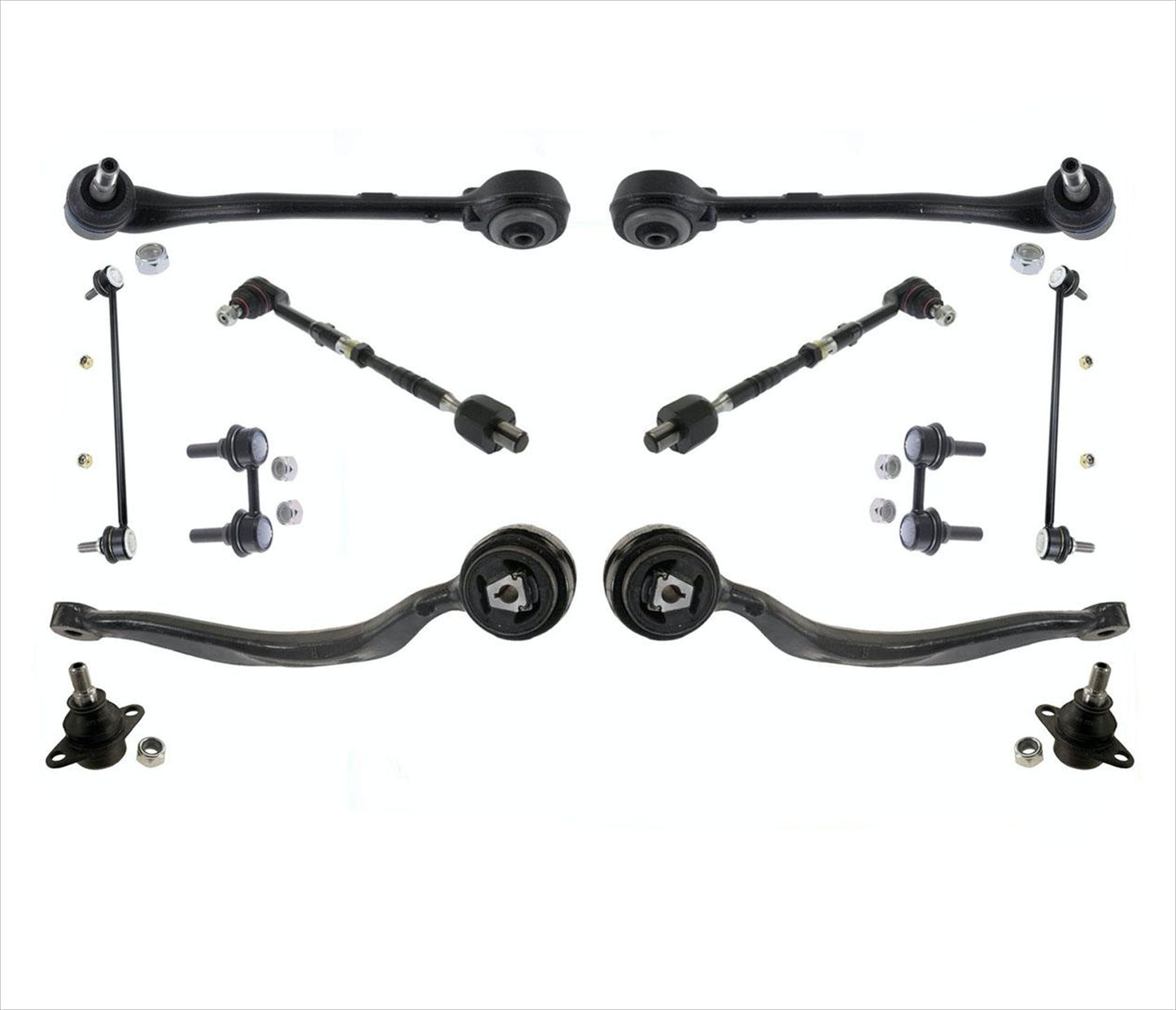 Brazo de control inferior, barra de acoplamiento y barra estabilizadora para BMW X5 2000-2006