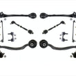 Lower Control Arm Ball Joint Tie Rod & Sway Bar Links For 2000-2006 BMW X5