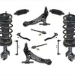 Kit de 12 piezas de brazos de control de puntales delanteros, enlaces + botas para Toyota Camry 3.5L