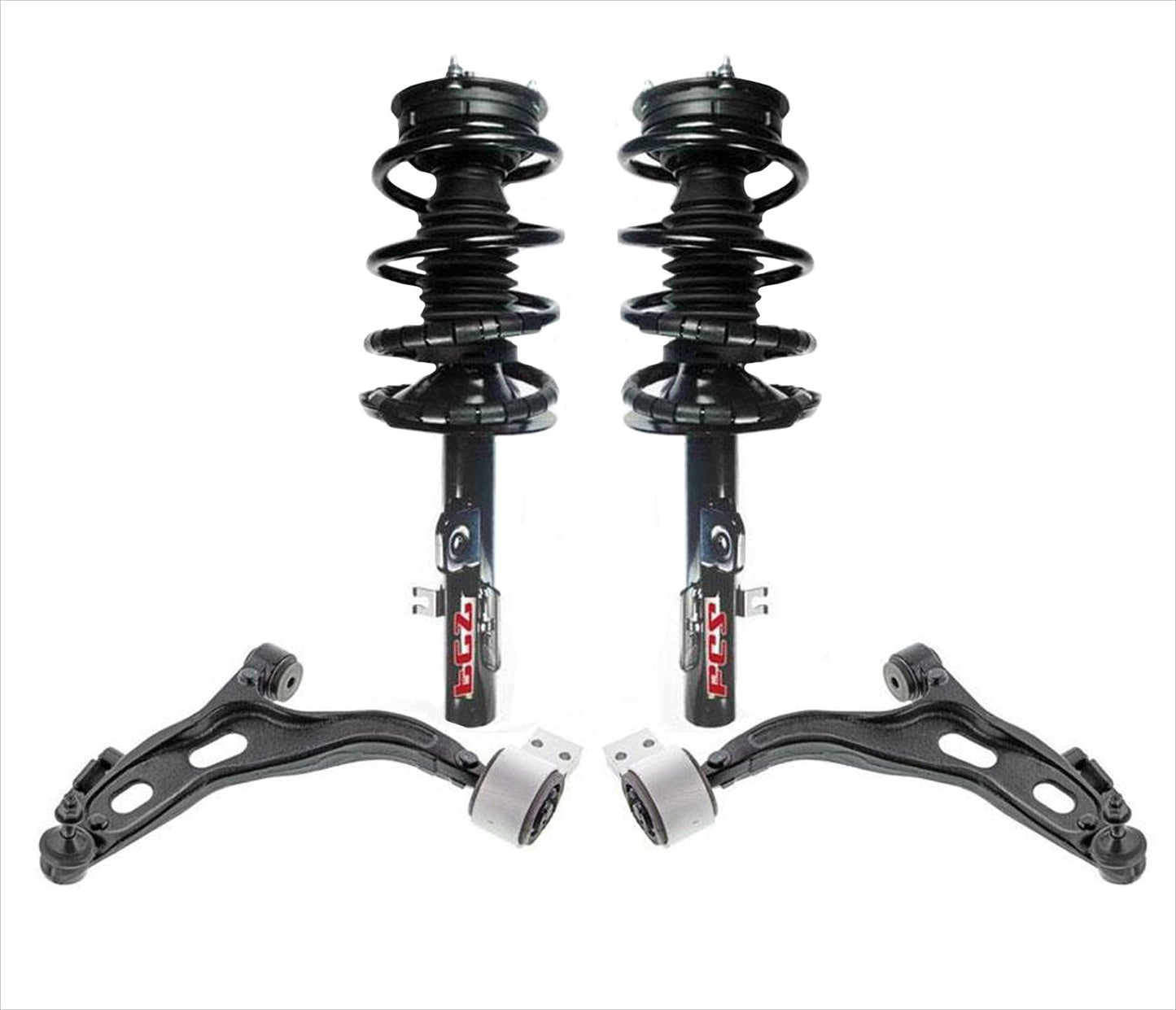 Complete Struts Control Arm With Bushing 05-07 All Wheel Drive Five Hundred 4pc