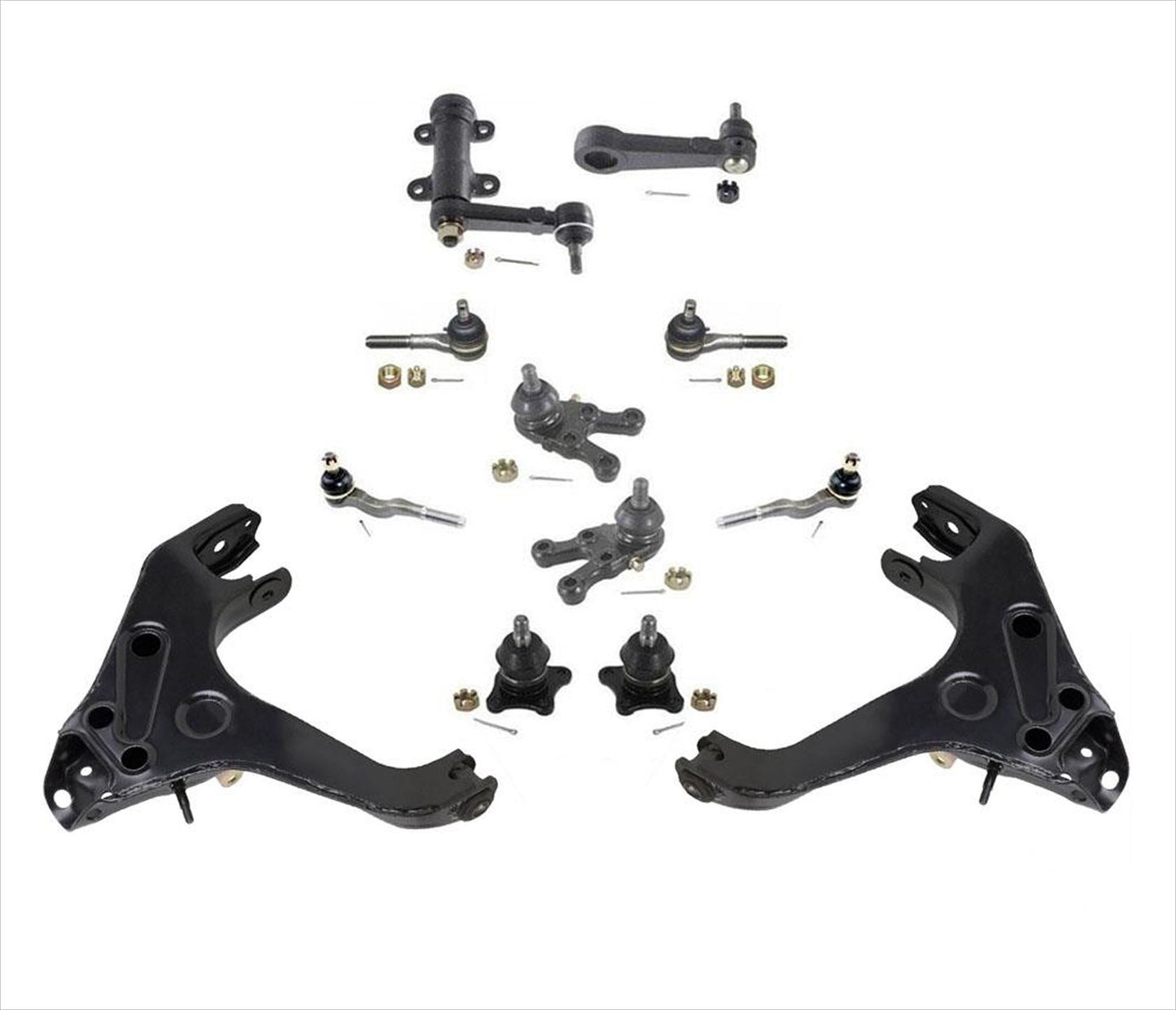 Ball Joints Tie Rods Idler & Pitman Arm for Montero 12Pc 92-00 ( No Sport )