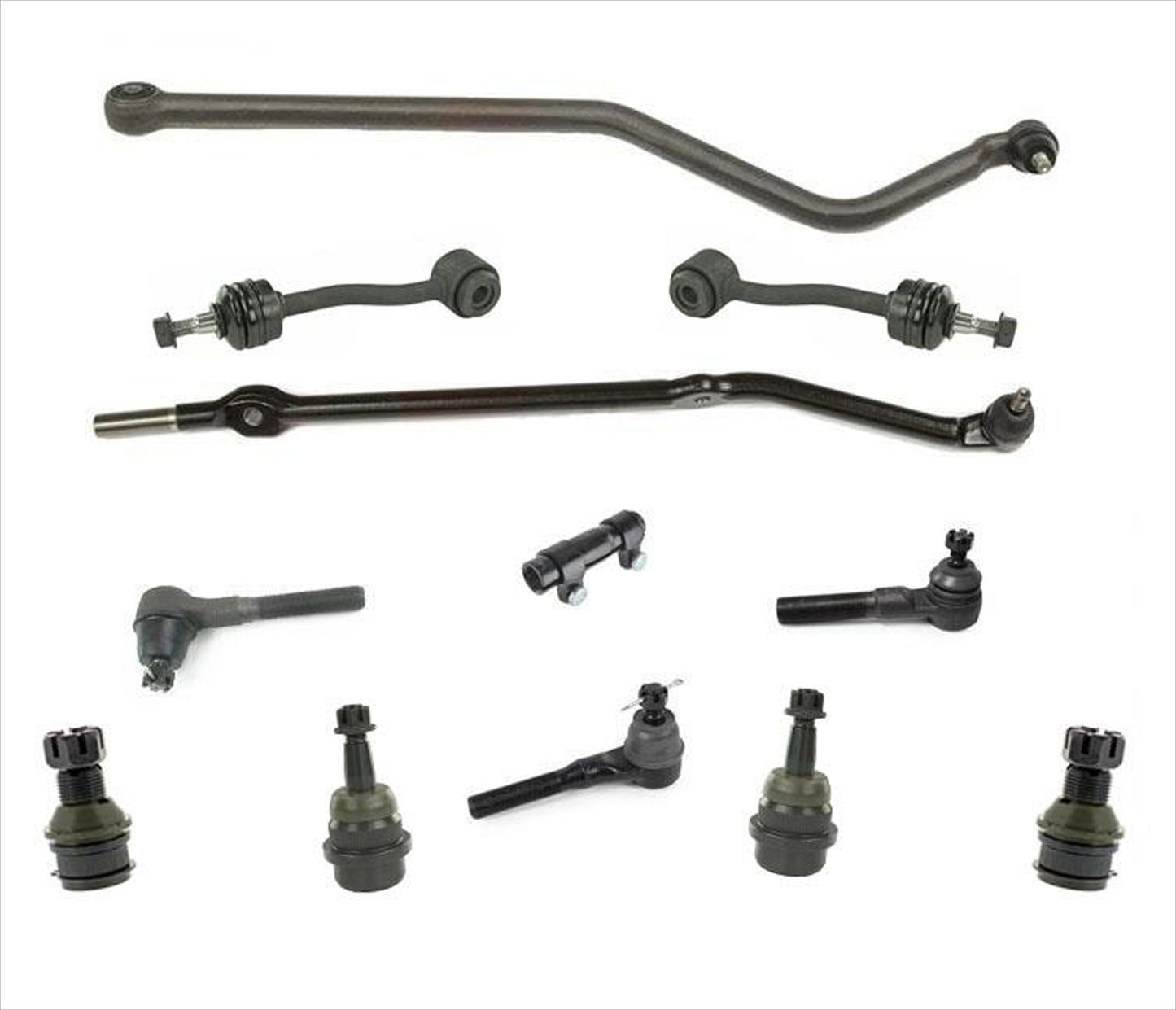 Para 93-98 4.0L Grand Cherokee Drag Link varillas de dirección barra de dirección nuevo 12 piezas