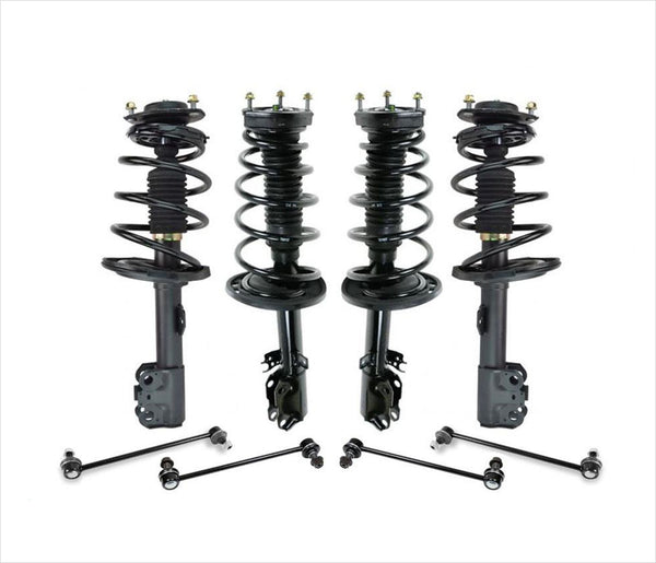 Front & Rear Complete Struts & Sway Links for Toyota Avalon Prod 01/06 to 2007