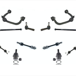 For 04-08 F150 4 Wheel Drive 4x4 Ball Joints Bushings Tie New Control Arms 12pcs