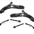 100% New Front Lower Control Arms Inner Outer Tie Rods for Hyundai Accent 12-17