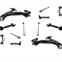 Front & Rear Control Arm W BJ Tie Rods Links 12 Pcs Kit for 12-16 Honda CR-V