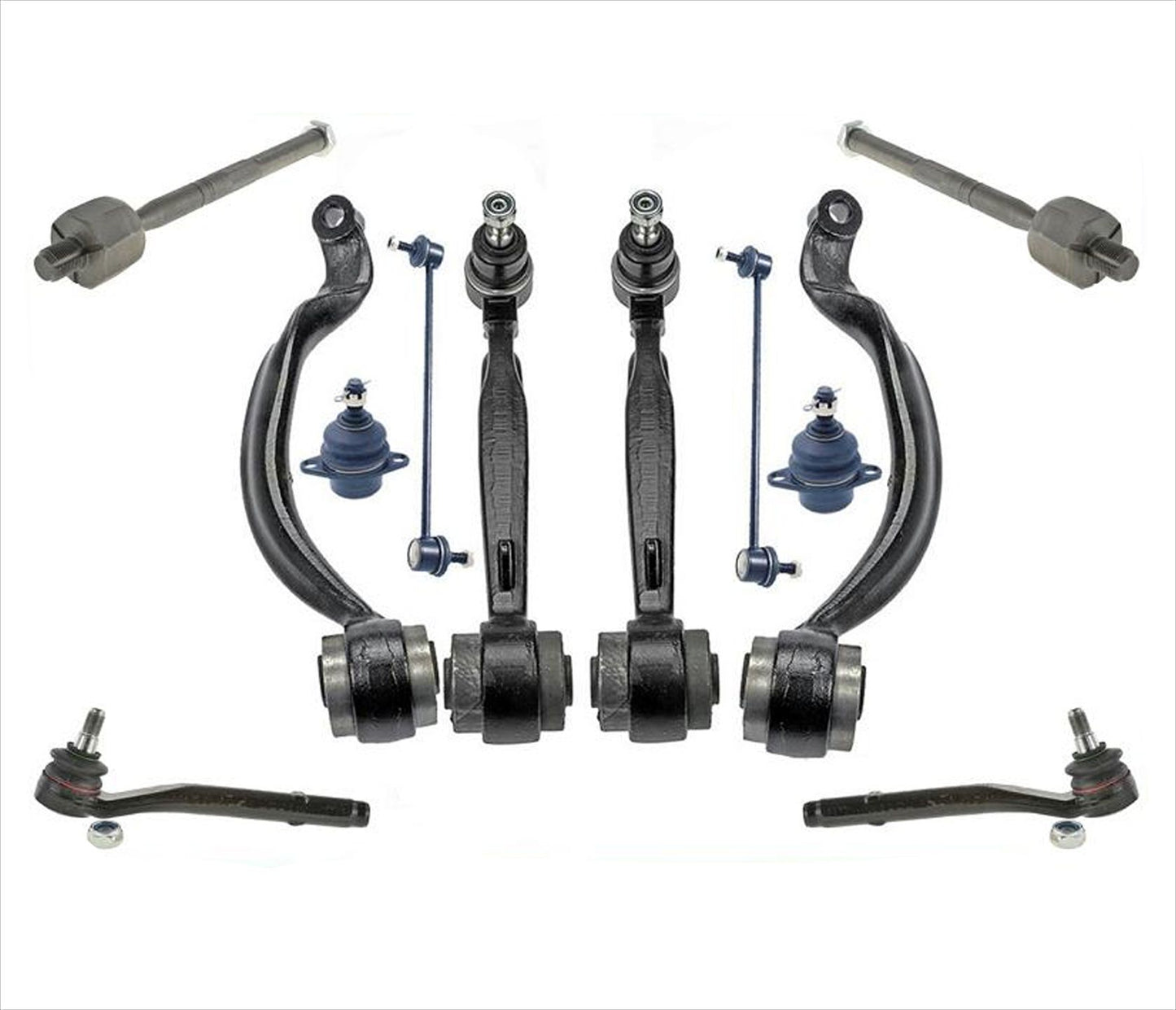 Upper & Lower CONTROL ARMS BALL JOINTS LINKS TIE RODS Fits 2003-2011 RANGE ROVER
