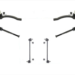 Front Inner & Outer Tie Rods & Links For 13-17 Nissan Altima 16-17 Maxima