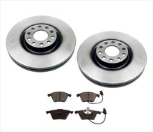 Brake Rotors & Pads w/ 2-Pad Front Caliper for 01-05 Audi Allroad Quattro 321MM