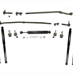 Drag Link Tie Rod Steering & Shocks Kit 15PC for 03-07 Ram PickUp 4x4 2500 3500