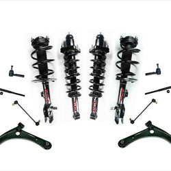 Brazos de control Strut BJs Tie Rods Links 12PC Kit 07-10 para Jeep Compass + Patriot
