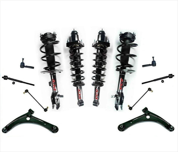 Brazos de control Strut BJs Tie Rods Links 12PC Kit 07-10 para Jeep Compass + Patriot