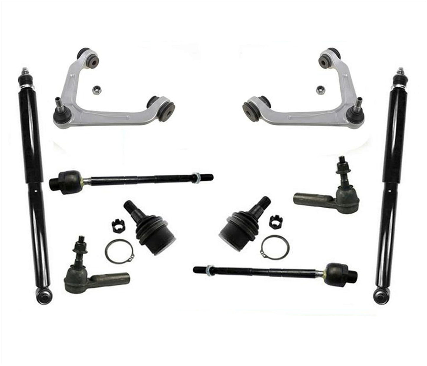 Control Arms Ball Joints Tie Rods & Shocks KIT 03-06 For Dodge Ram 2500 3500 2WD
