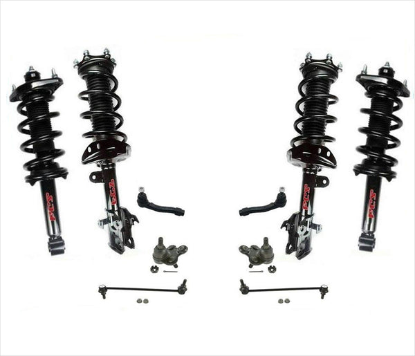 Front & Rear Complete Struts Tie Rods Links Fits 12-14 Honda CRV All Models