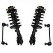 Front Complete Spring Struts + Sway Bar Links for 96-98 Pathfinder & QX4 97-98