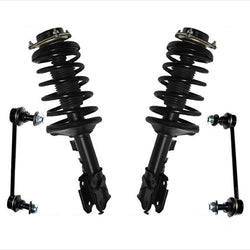 Front Complete Spring Struts + Sway Bar Links for 96-98 Pathfinder & QX4 97-98