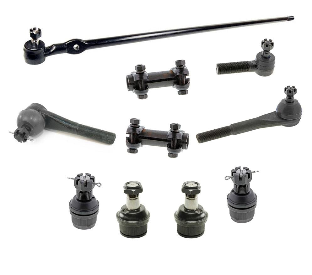 Steering Tie Rod End 10pc Kit 4 Wheel Drive 4:10 Axle Ratio for GMC Jimmy 76-80