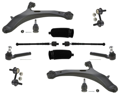 Front Control Arms Tie Rods Links For Subaru Impreza 2.0L 2012-2016 Non Turbo
