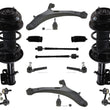 Complete Struts Control Arms & Tie Rods for Subaru Impreza 2.0L 12-14 Non Turbo