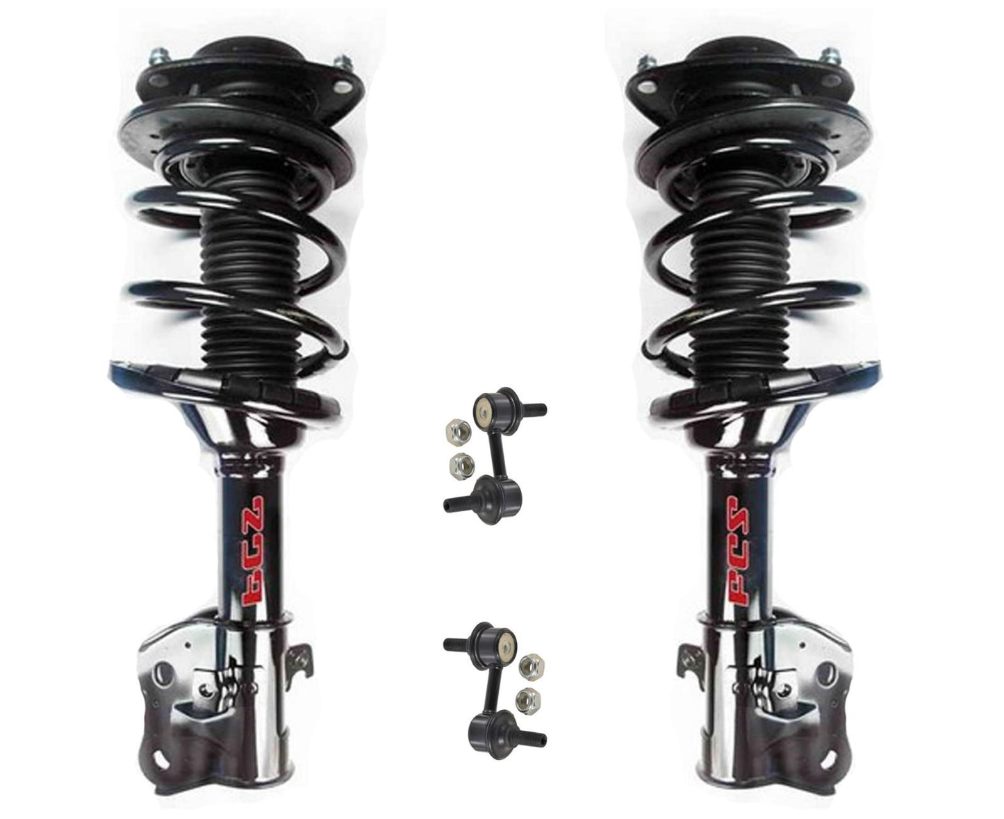 Front Complete Struts Assembly with Coil Spring for 2011-2014 Subaru WRX 2.5L