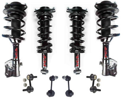 Conjunto completo de puntales delanteros y traseros y enlaces para Subaru WRX 2.5L 2012-2014