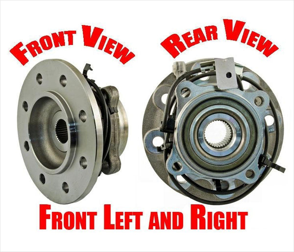 Front Wheel Hub Bearing Fits 98-99 Ram 2500 ABS 4 Wheel Drive Single Rear Wheel