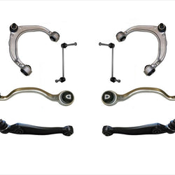 For 07-13 X5 08-14 X6 L & R Lower Forward Control Arms & Links W/ Adaptive Drive