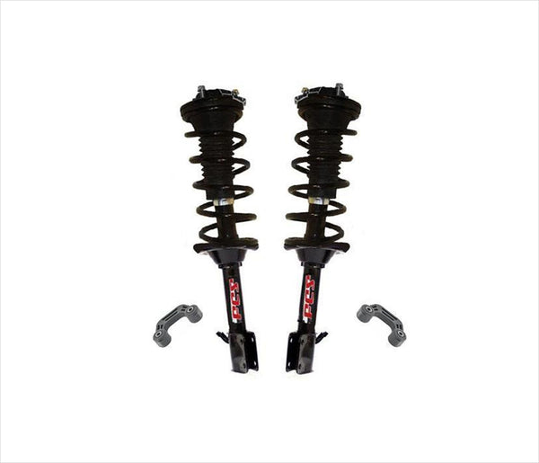 Rear Coil Spring Struts + Sway Bar Links for 04-07 Impreza Sedan All Wheel Drive