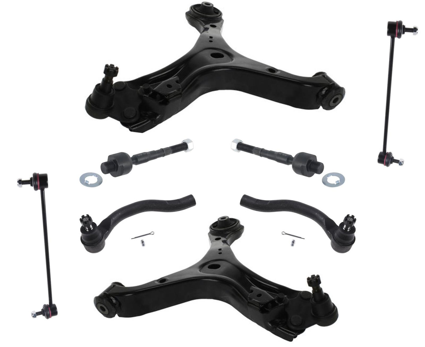 Brazos de control inferiores delanteros, varillas de amarre, eslabones, rótulas para Honda CIvic SI 12-2015