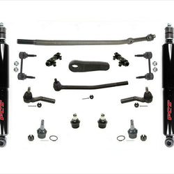 Drag Link Tie Rod Ball Joints Shocks & Pitman Arm For Ford E150 E250 E350 08-14